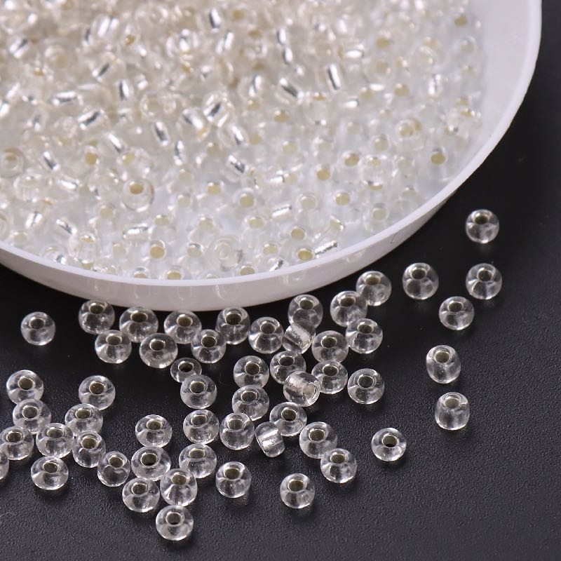 Set 300 Hạt Kính 3mm Dùng Làm Trang Sức Thủ Công