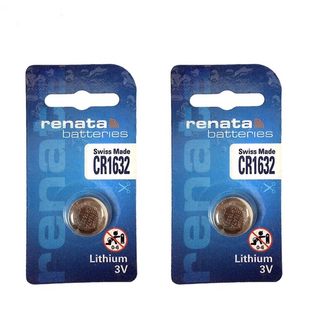 Combo 2 Viên Pin CR1632 Renata 3V Lithium Chính Hãng 1 Vỉ 1 Viên