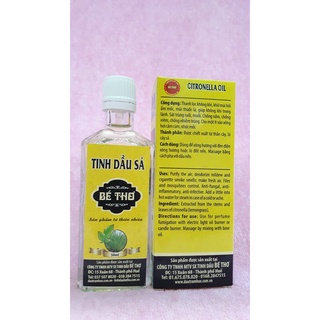 Tinh dầu sả đuổi muỗi Bé Thơ 50ml