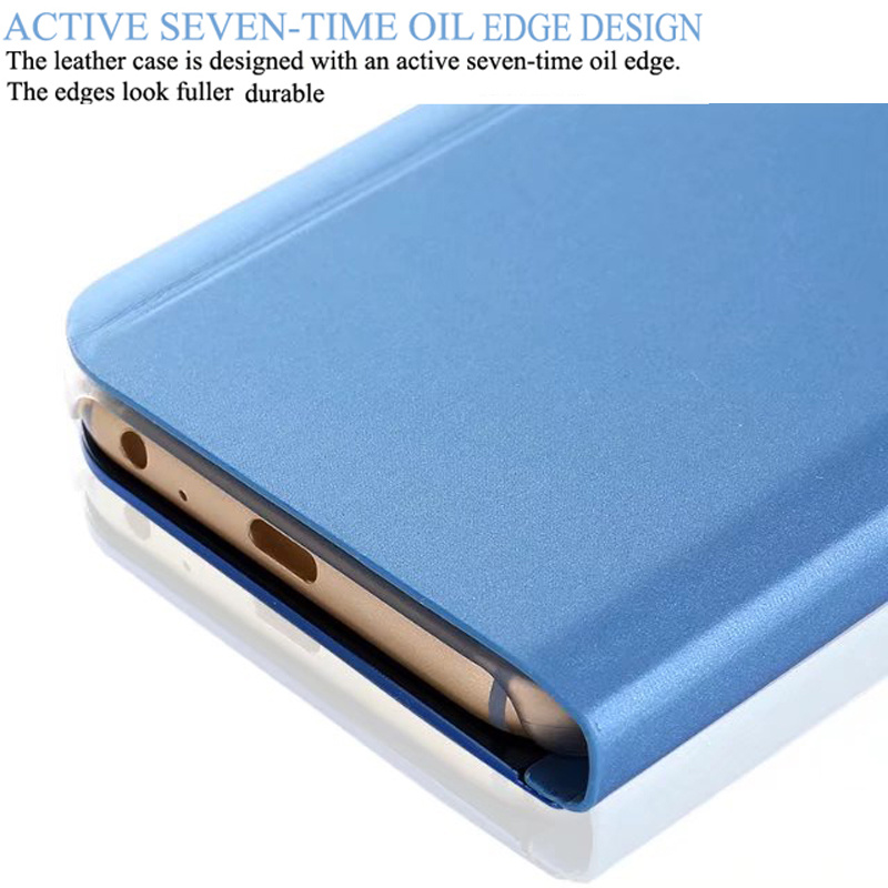 Bao da PU tráng gương chống sốc kiêm đế đỡ cho Samsung Galaxy S10 Lite S20 Ultra S10 Plus S10E S10 5G | BigBuy360 - bigbuy360.vn