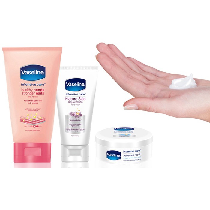 HSD 2023 Kem Dưỡng Da Tay Và Móng Vaseline Intensive Care 75ml | BigBuy360 - bigbuy360.vn