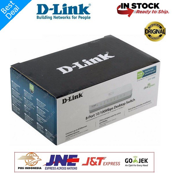 Công Tắc Hub D-Link 8 Cổng Des-1008C Chính Hãng