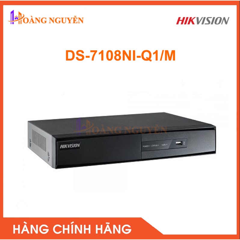 [NHÀ PHÂN PHỐI] Đầu ghi IP 8 kênh Hikvision DS-7108NI-Q1/M H.265+"