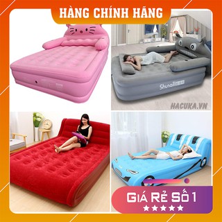 Giường hơi hình thú, đệm hơi hình thú 3 tầng cao cấp tặng kèm bơm điện GDTHONGAC