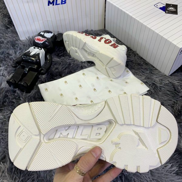 Giày Sneaker MLB Boston Nữ Đế 2 Lớp, Giày MLB Boston Tăng Chiều Cao 4cm Hàng Cao Cấp Full Box | BigBuy360 - bigbuy360.vn