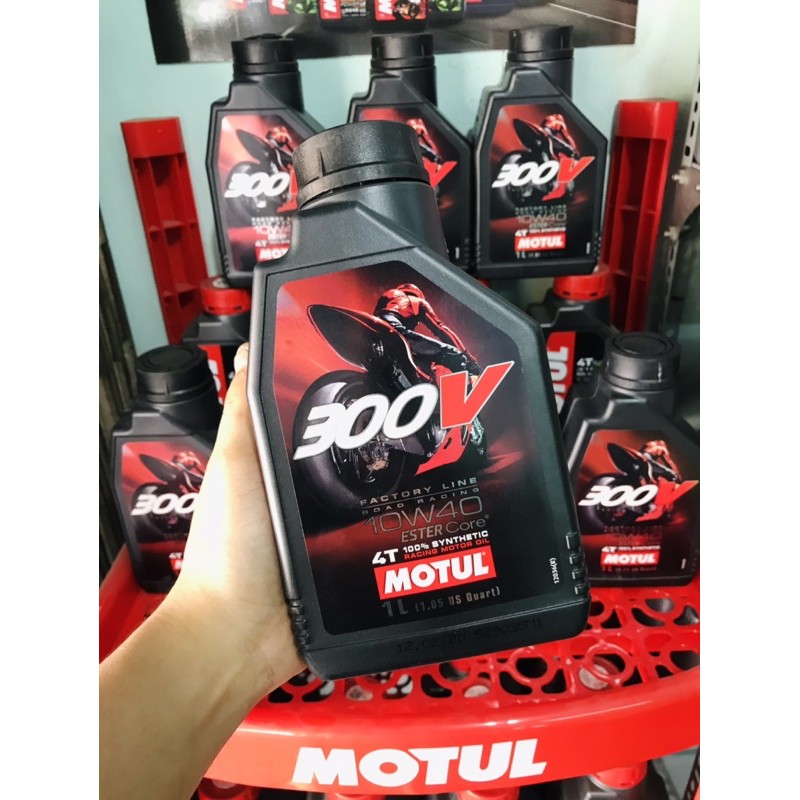 Nhớt Motul 300V Tem 3 Lớp Hàng Nhập Khẩu Pháp Dành Cho Xe Côn Tay, MôTô PKL