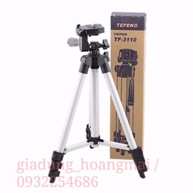 [Giadung_hoangmai] Giá đỡ 3 chân đế chụp hình Tefeng Tripod TF 3110 kèm kẹp