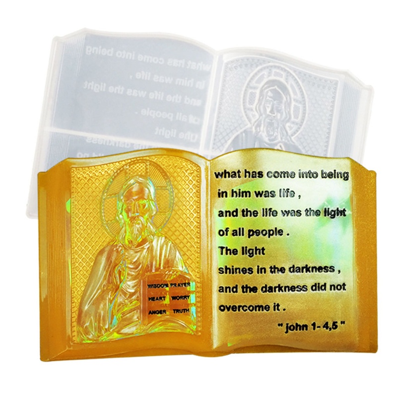 Khuôn Silicon Làm Sách Kinh Thánh DIY Tiện Dụng