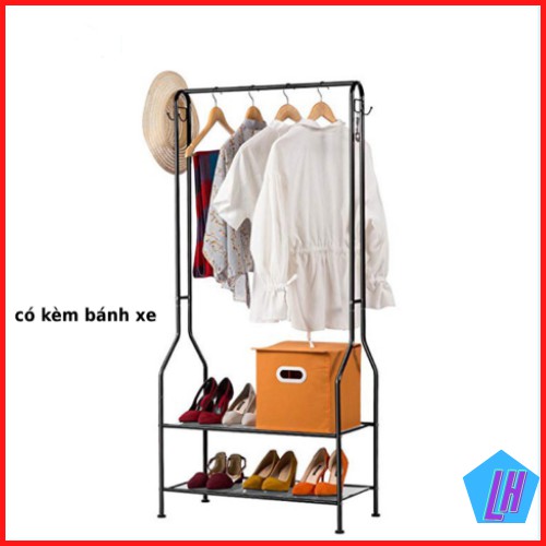 GIÁ TREO QUẦN ÁO 💥THANH LÍ💥 KỆ Móc Quần Áo, Để Giày, Treo Mũ, Túi ( 3 in 1) MẪU MỚI - Đẹp, tiện lợi