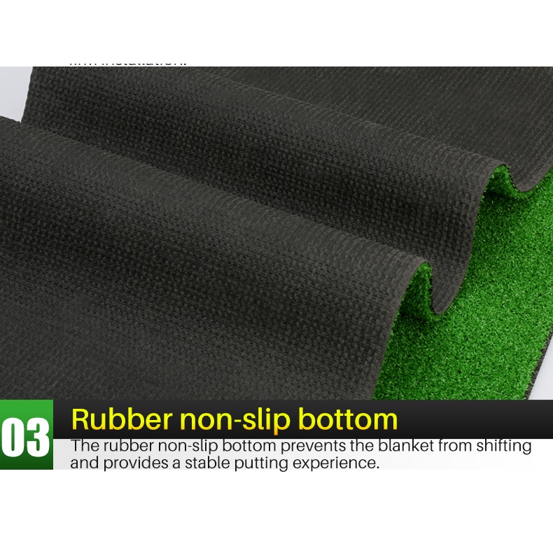 Thảm tập golf putting PGM-TL004 New: chính hãng, 2 lựa chọn, thiết kế cải tiến, Có thanh chắn & ray hồi bóng.