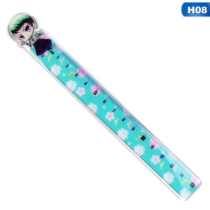 Thước Kẻ Acrylic In Họa Tiết Anime Demon Slayer:Kimetsu No Yaiba Dễ Thương Dùng Cho Học Sinh/Văn Phòng