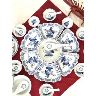 🎀 Bộ bát cúng hoa sen, Bộ bát mặt trời 15 món hoa sen