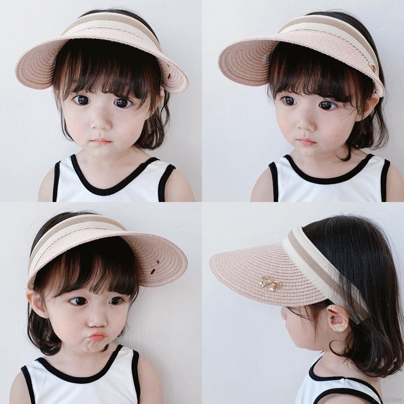 Mũ lưỡi trai hở đỉnh che nắng thời trang mùa hè xinh xắn dành cho trẻ em