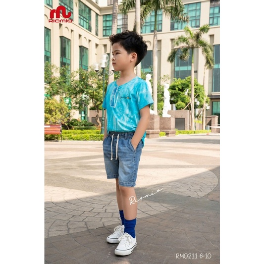 Quần sọt jean cho bé trai
