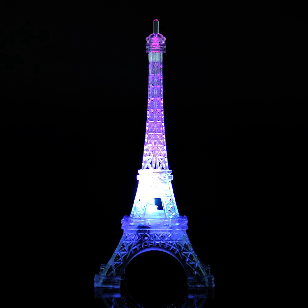 Mini Eiffel Tower Lighting Lamp Desk Bedroom Night Light Decoration Table LED Lamp