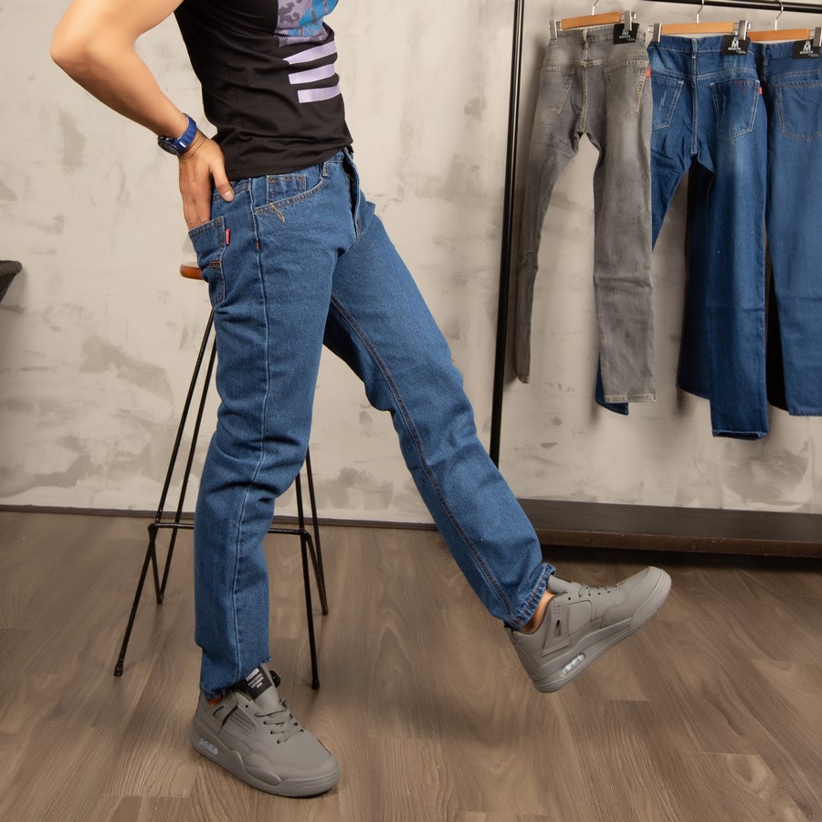 Quần jean nam ống suông vải jean dày chất lượng GN63 Gấu Nâu | BigBuy360 - bigbuy360.vn