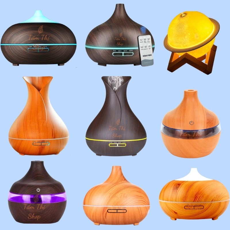 Máy Xông Tinh Dầu Aroma Cao Cấp Máy Khuếch Tán Máy Phun Sương Khử Khuẩn Tỏa Hương Thơm Cho Phòng Ngủ Giúp Đuổi Côn Trùng