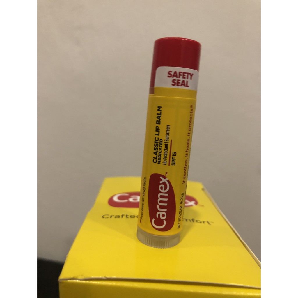 [CARMEX] Son dưỡng môi khô nứt nẻ Carmex Medicated Classic Lip Balm - Xuất xứ USA