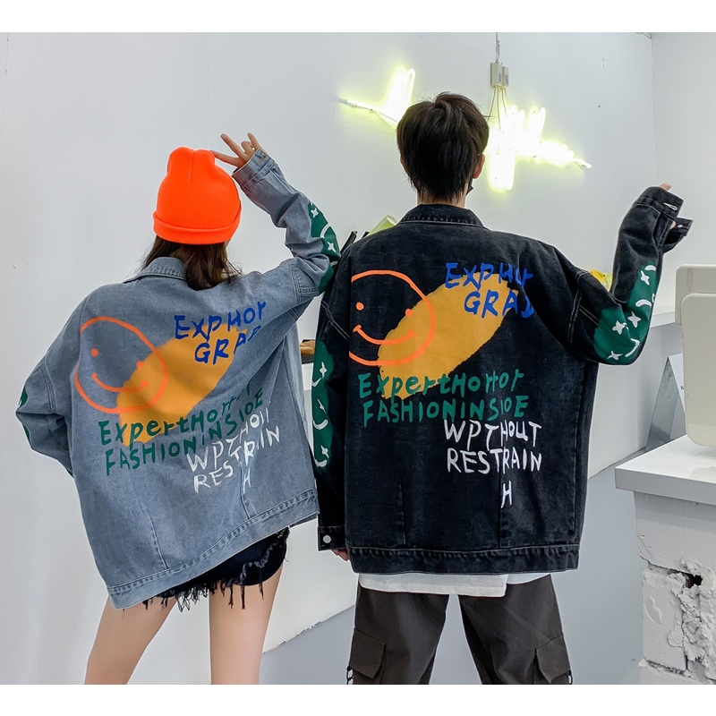 Áo Khoác Jean Nam Nữ Unisex Thời Trang Trung Hàn HÀNG QCCC Mẫu Mới Nhất J000