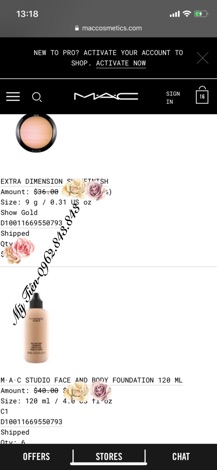 Phấn Highlight Mac Show Gold