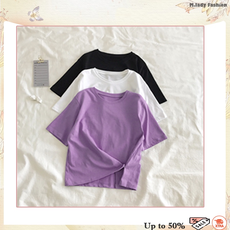 Áo phông cách điệu chất cotton cực mát mặc kết hợp với chân váy cực đẹp phù hợp đi chơi đi làm