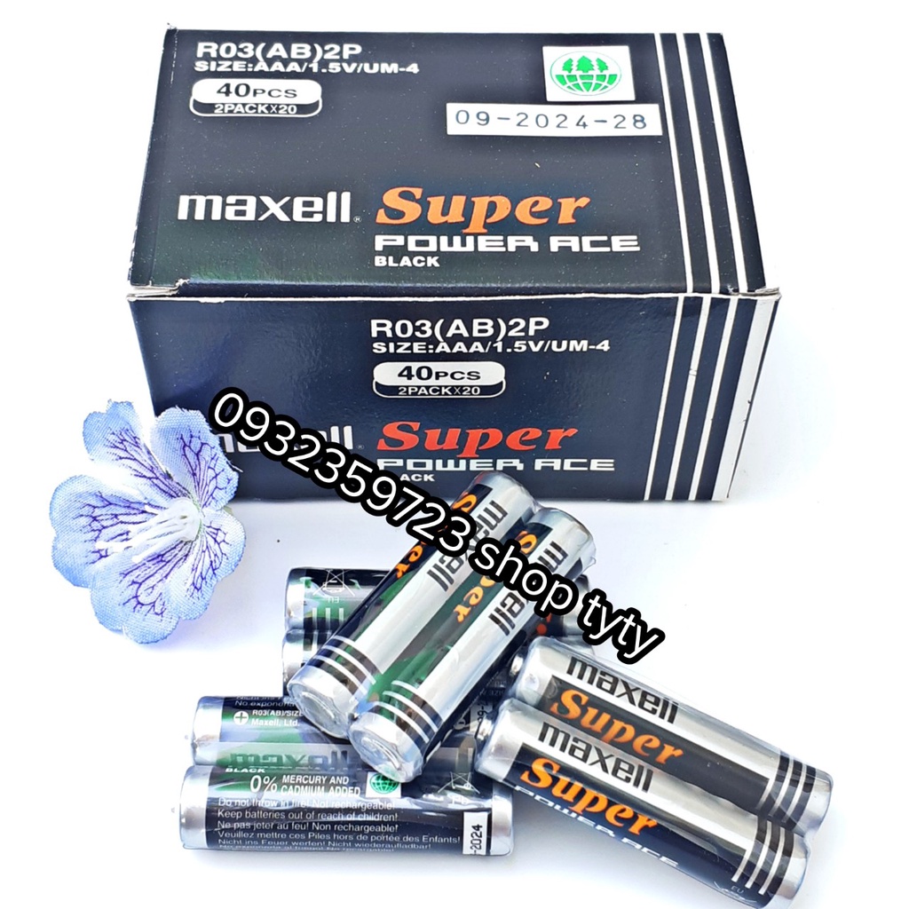 1 HỘP PIN MAXELL HÀNG XỊN LOẠI TỐT (GỒM 2 LOẠI)