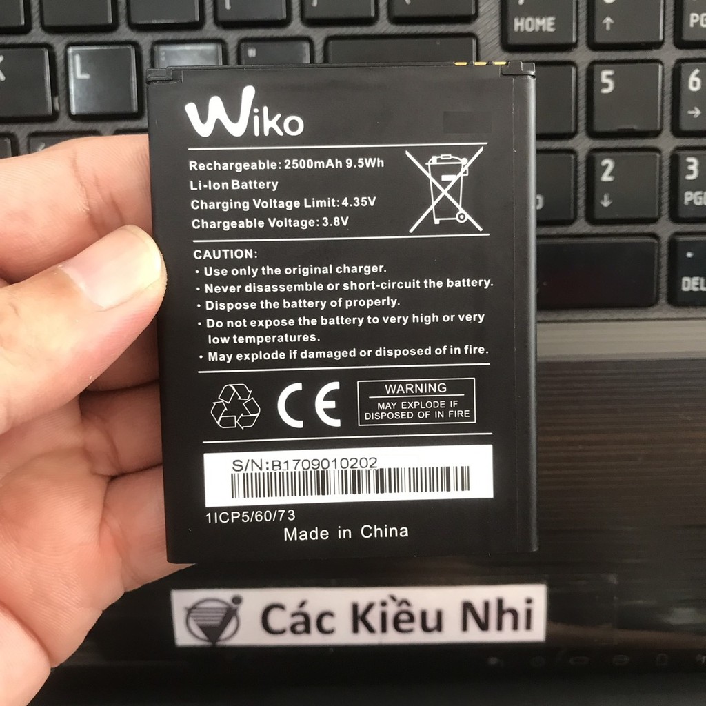 Pin Wiko Jerry 2 | Jerry2 | V2610 2500mAh chính hãng