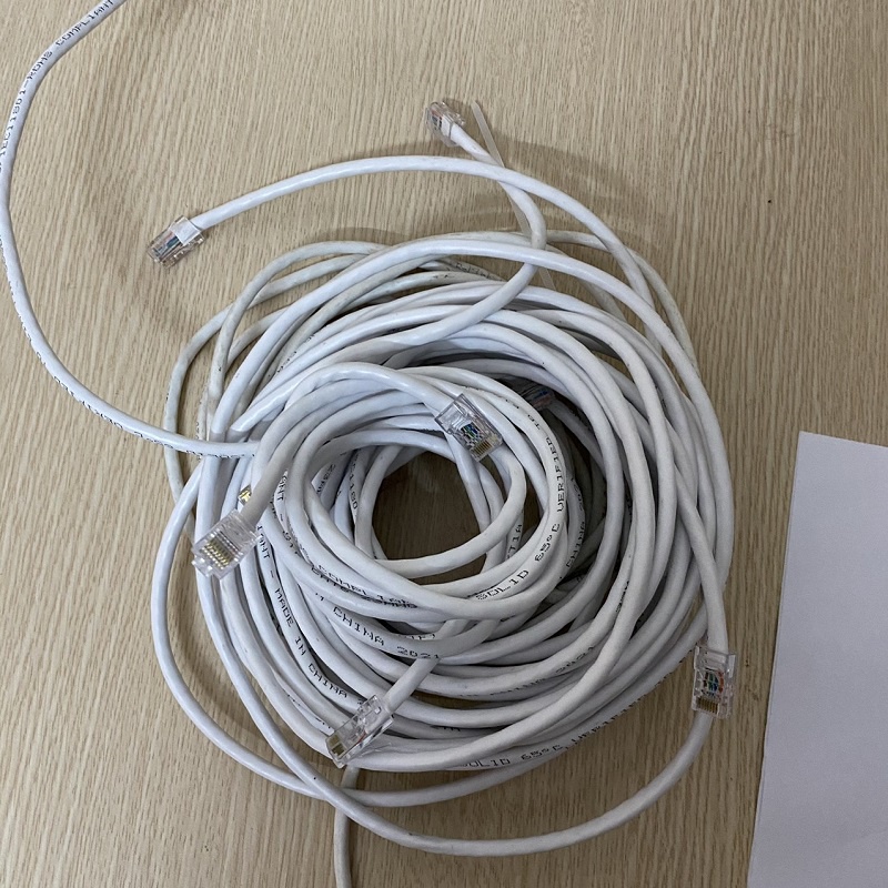 Dây mạng bấm sẵn hai đầu chiều dài 20m,30m,40m,50m Cat5 tốc độ cao đã bấm sẵn hai đầu