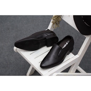 [Tăng chiều cao 7 ] Giày lười da bò tăng chiều cao 7 cm mã HTT2