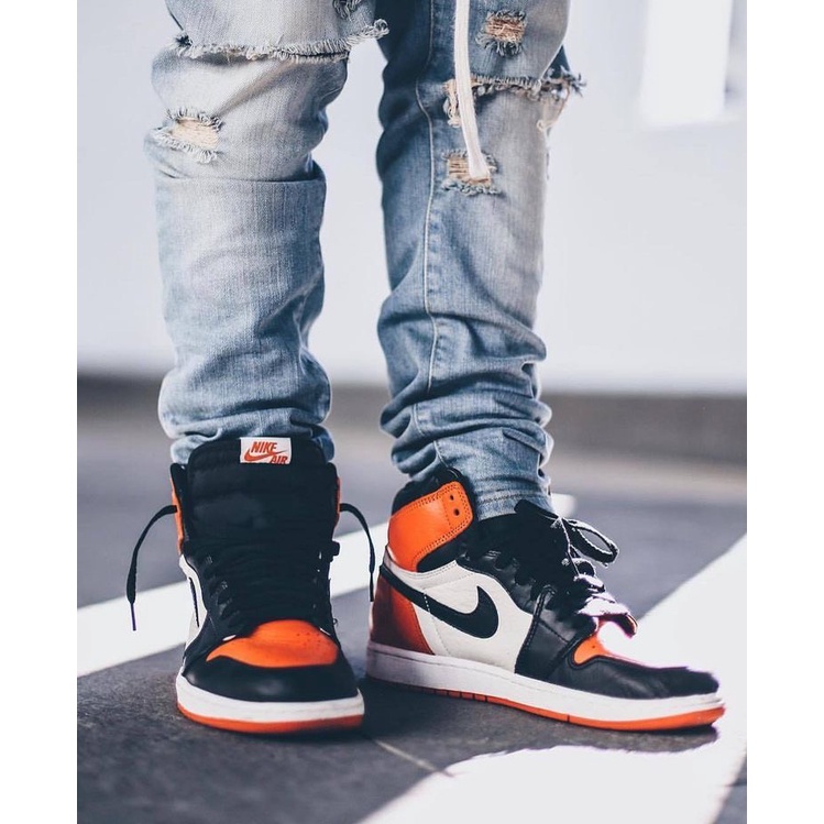 Giày air Jordan 1 High 2021 màu cam , giày sneaker jodan 1 cam cao cổ , giày jd1 hot trend bản đẹp nam nữ