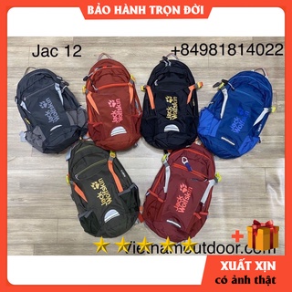 Balo Laptop - Balo phượt - Jack Wolfskin 12 L - Balo Du Lịch Cắm Trại Treking Leo Núi