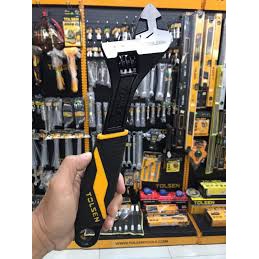 Mỏ lết công nghệp đa năng cán nhựa đen thép crv tolsen 15308/ 15309/ 15310