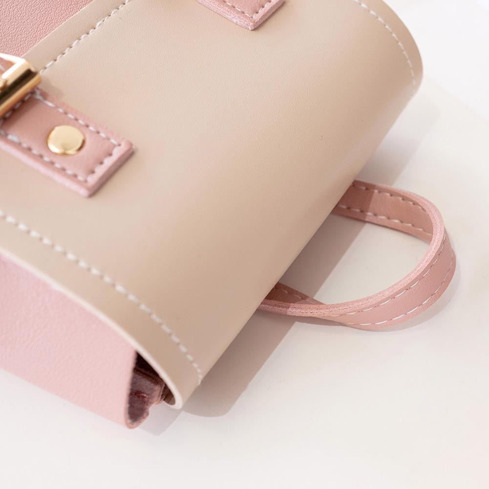 Ba Lô Đi Học Tích Hợp Túi Đeo Vai Nắp Lật Màu Trẻ Trung Thời Trang Cho Bạn Gái Tuổi Teen