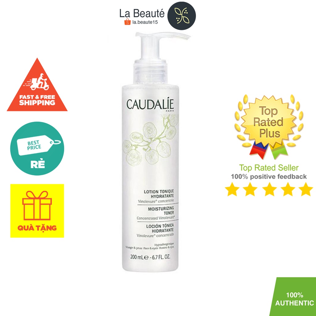 Caudalie Lotion Tonique Hydratante - Nước Hoa Hồng Chiết Xuất Từ Nho