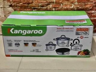 Bộ Nồi Chảo Quánh Ấm Kangaroo KG998M