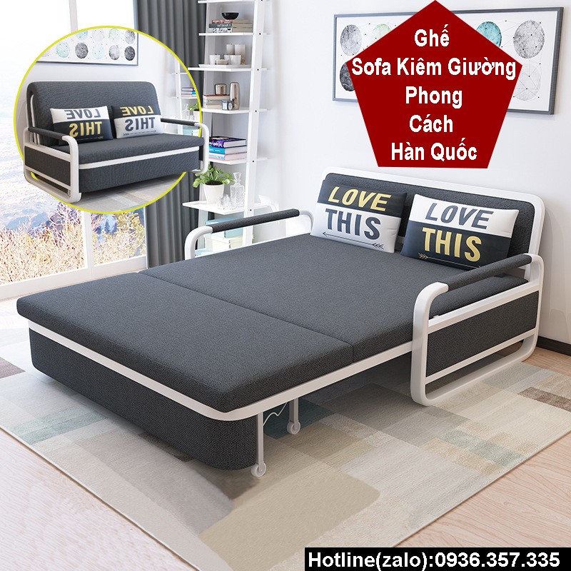 Giường Sofa Kiêm Ghế Gấp Gọn Đa Năng - Sofa Giường Thông Minh Bền, Đẹp, Sang Trọng, Tiết Kiệm Diện Tích