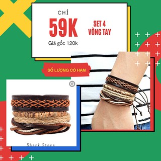 Bộ vòng tay nam handmade bụi bặm
