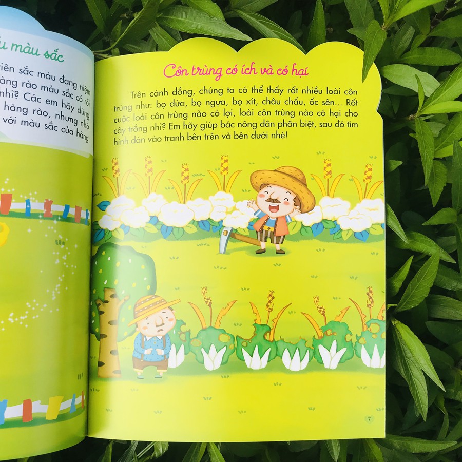 Sách - 200 Miếng bóc dán thông minh 2-10 tuổi (Lẻ tùy chọn 6 quyển) - Thanh Hà Books