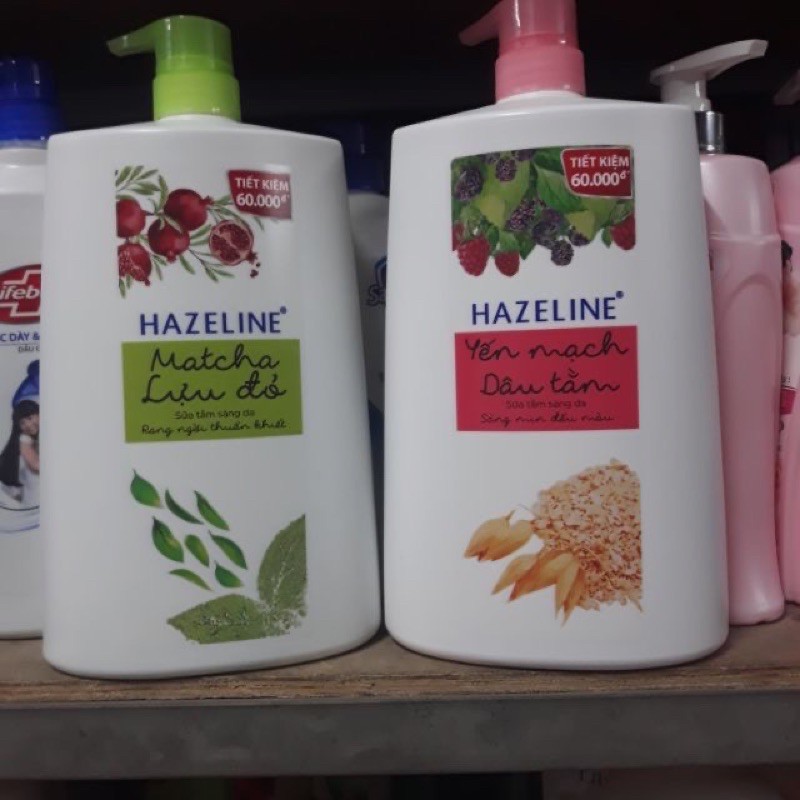 Sữa tắm Hazeline 1,2kg hai màu siêu to | BigBuy360 - bigbuy360.vn