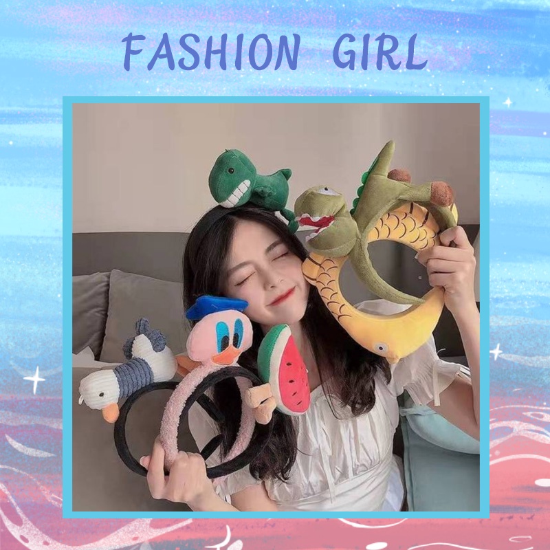 Băng Đô Vải Rửa Mặt Hình Hoạt Hình Đáng Yêu