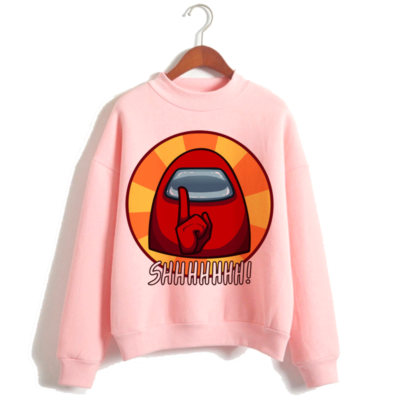 among us sweater Flannel áo Sweatshirts Lovely With Bears Ears Solid Warm Áo khoác Autumn Winter Casual Campus Pullov