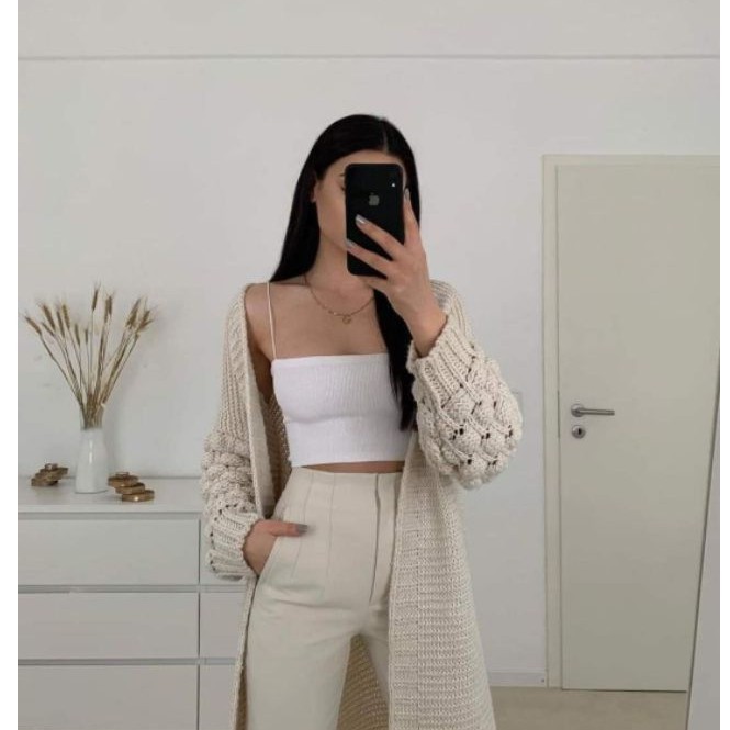 Áo 2 dây croptop 2 lớp Ally | BigBuy360 - bigbuy360.vn