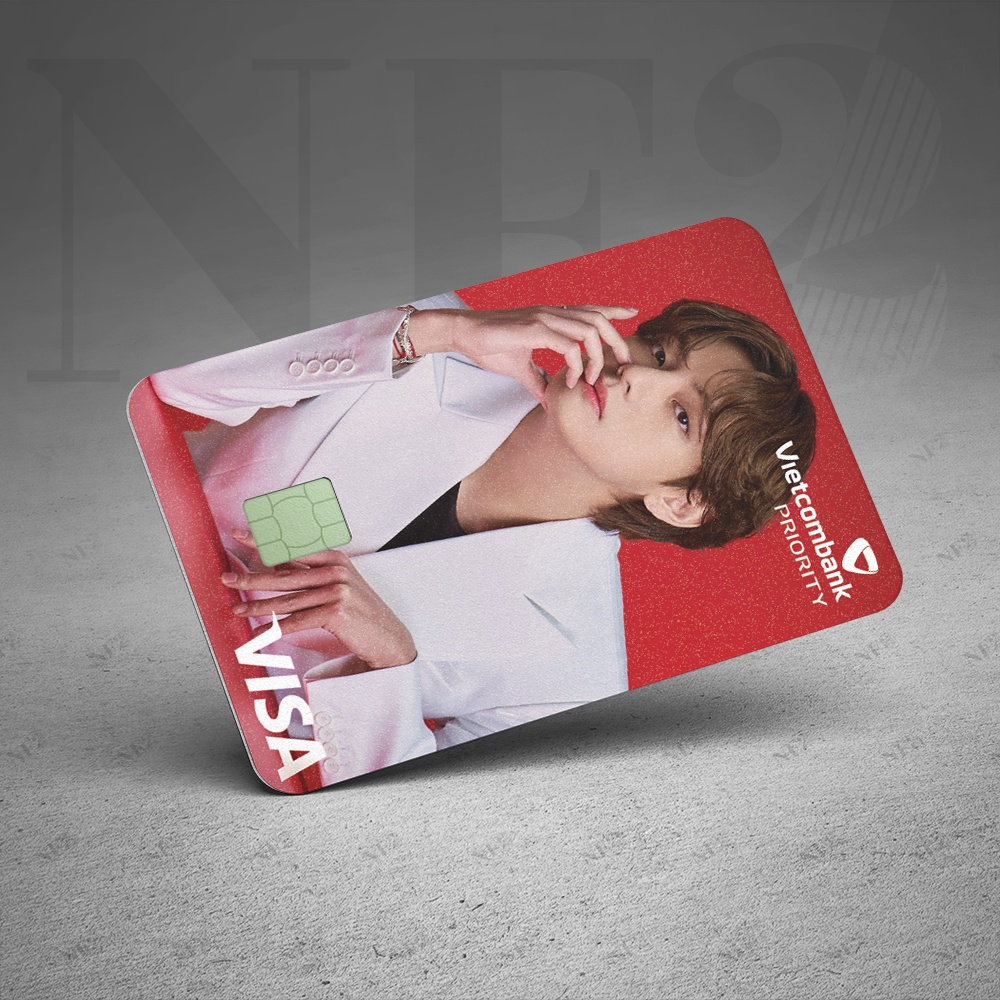 BTS x PLD - Decal Sticker Thẻ ATM  Miếng Dán Trang Trí NF2 Cards