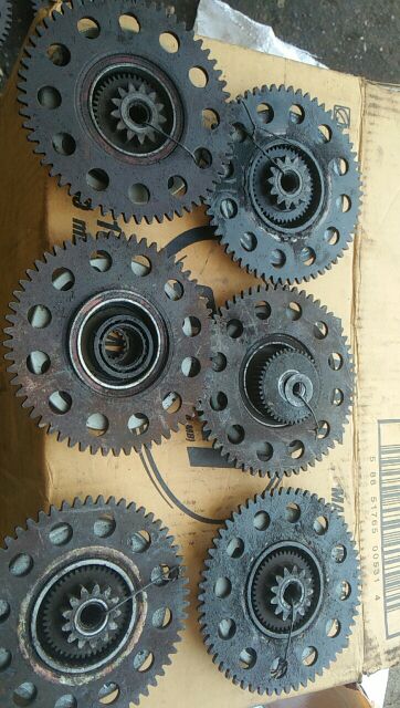 Combo bộ nhông nhỏ +nhong Lớn +vòng Bi +thớt đề  zin novo