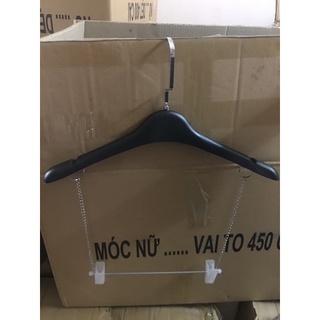 móc nhựa đen móc bộ dây xích có kẹp bên dưới kẹp quần,váy,bộ các loại
