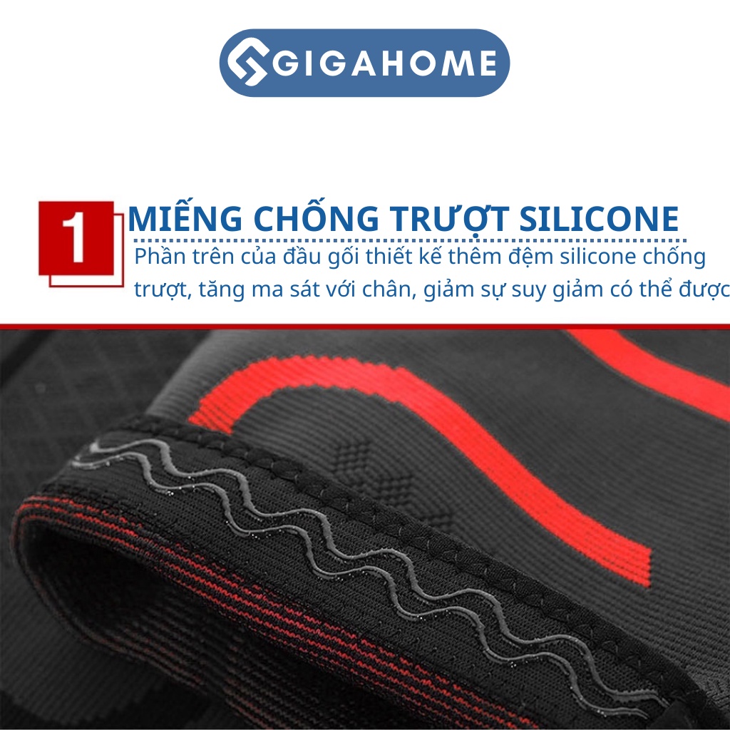 Combo 2 Băng Gối Thể Thao Tập Gym, Đá Bóng GIGAHOME Co Giãn Đàn Hồi, Tránh Chấn Thương 9367
