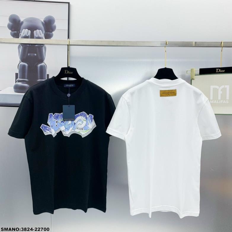 Áo Phông NamLV In Hình Vải Cotton Cao Cấp - Áo LV Đôi Nam Nữ Cao Cấp