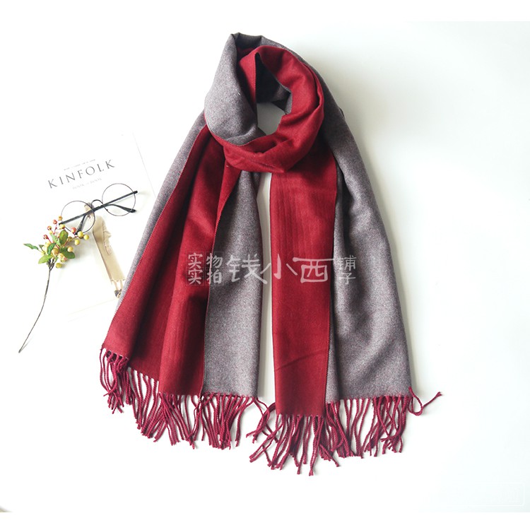 Khăn Choàng Cổ Nam Nữ Hàn Quốc Khăn Quàng Cổ Tua Rua Thu Đông Giữ Ấm Cashmere Khăng Len Quấn Cổ Cao Cấp VFSKCTR10119