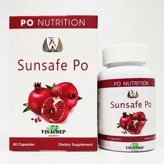 VIÊN UỐNG CHỐNG NẮNG SUNSAFE PO TINH CHẤT LỰU NỘI SINH - 60v