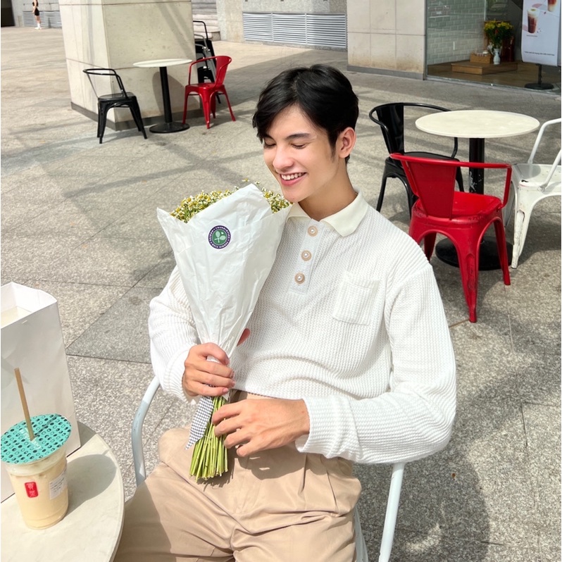 Áo Polo len tay dài